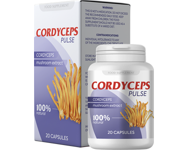 Cordyceps Pulse è un integratore alimentare naturale in capsule, sviluppato per supportare la salute delle articolazioni. Aiuta a ridurre dolore e infiammazione, a rigenerare cartilagine e tessuto connettivo, a migliorare la mobilità articolare e a prevenire ulteriori danni. Il prodotto è adatto a persone con artrite, osteoartrite, osteocondrosi, dopo traumi o interventi chirurgici, e per la prevenzione delle malattie articolari. Le capsule sono naturali, vegane, senza OGM e privi di additivi artificiali..