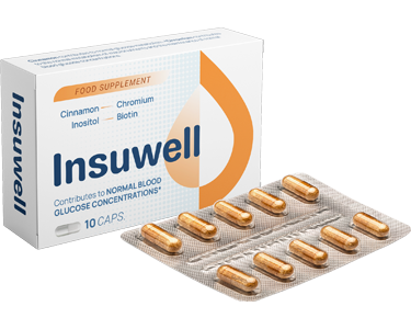 Insuwell es un suplemento alimenticio natural en cápsulas que apoya la salud del páncreas y ayuda a controlar eficazmente los niveles de azúcar en la sangre. Gracias a su combinación de ingredientes naturales, favorece el metabolismo, mejora la sensibilidad a la insulina y promueve la vitalidad general. Está indicado para personas con predisposición a la diabetes tipo 2 y para quienes desean mantener niveles óptimos de azúcar en sangre..